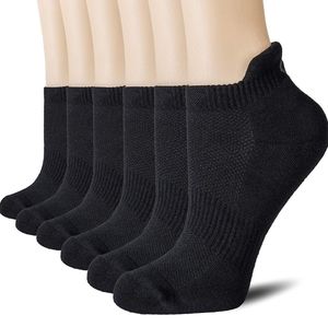 NIP 6 PAIR CELERSPORT ANKLE SOCKS FOR MEN & WOMEN IN BLACK